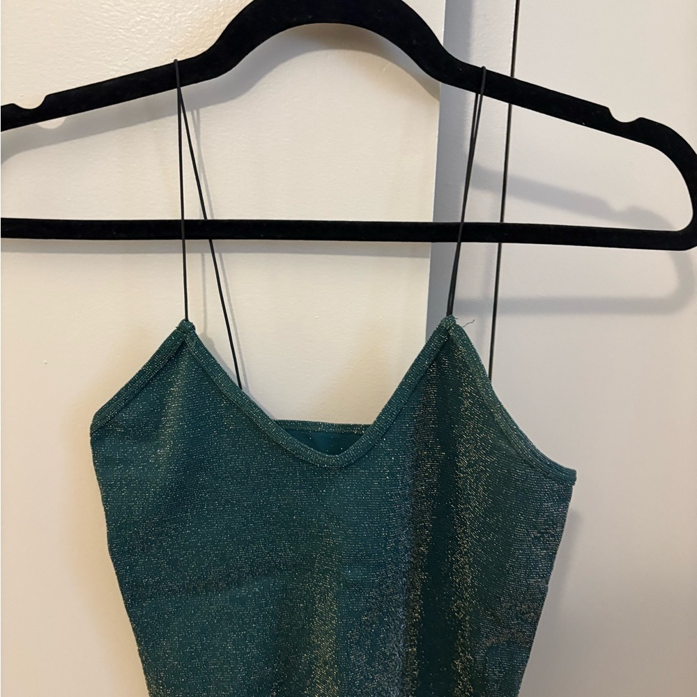 Free People Shimmery Tank Top